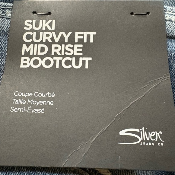 Suki Curvy Fit Mid Rise Bootcut Jeans; 33x31 - Picture 4 of 7